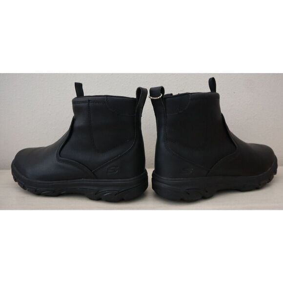 Skechers 64839 Men's 10.5M Black Resment-Korver Relaxed Fit Chelsea Boots - Picture 10 of 12